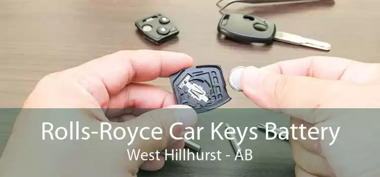Rolls-Royce Car Keys Battery West Hillhurst - AB