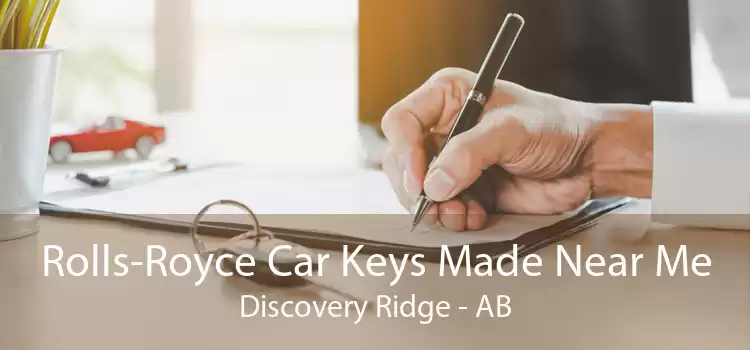 Rolls-Royce Car Keys Made Near Me Discovery Ridge - AB