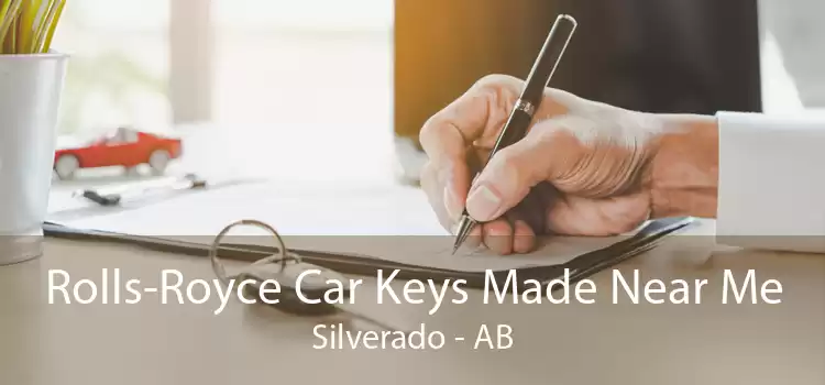 Rolls-Royce Car Keys Made Near Me Silverado - AB