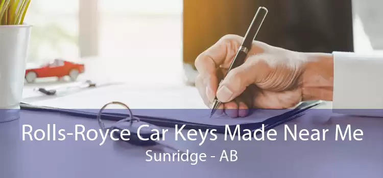 Rolls-Royce Car Keys Made Near Me Sunridge - AB