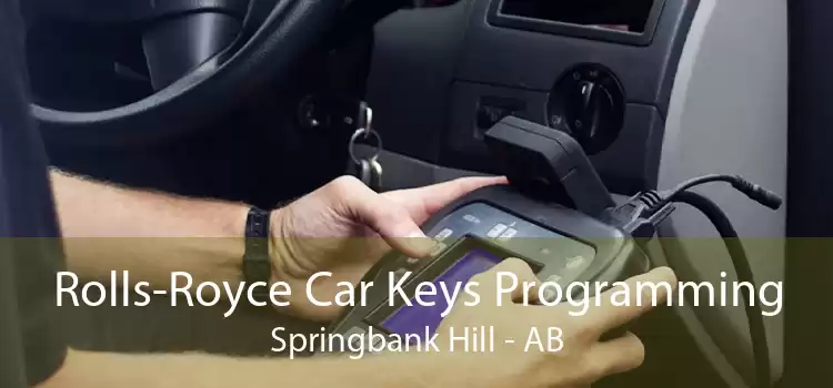 Rolls-Royce Car Keys Programming Springbank Hill - AB