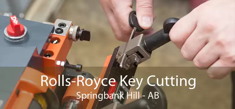 Rolls-Royce Key Cutting Springbank Hill - AB