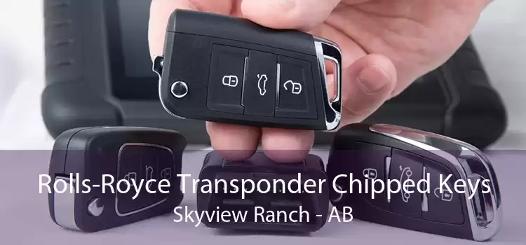 Rolls-Royce Transponder Chipped Keys Skyview Ranch - AB