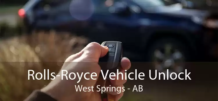 Rolls-Royce Vehicle Unlock West Springs - AB