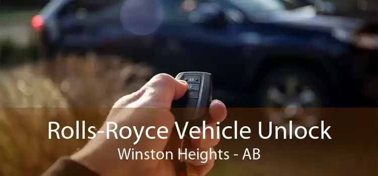 Rolls-Royce Vehicle Unlock Winston Heights - AB