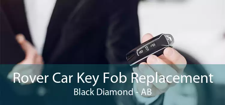 Rover Car Key Fob Replacement Black Diamond - AB
