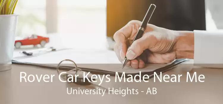 Rover Car Keys Made Near Me University Heights - AB