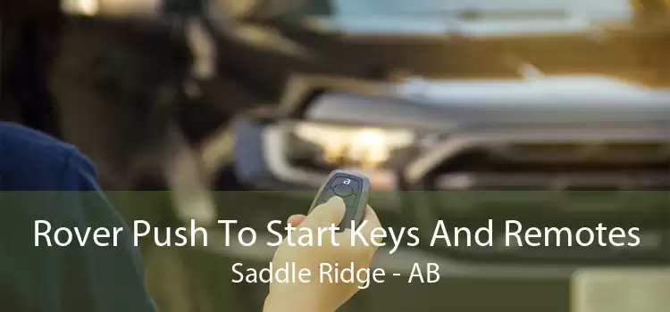 Rover Push To Start Keys And Remotes Saddle Ridge - AB