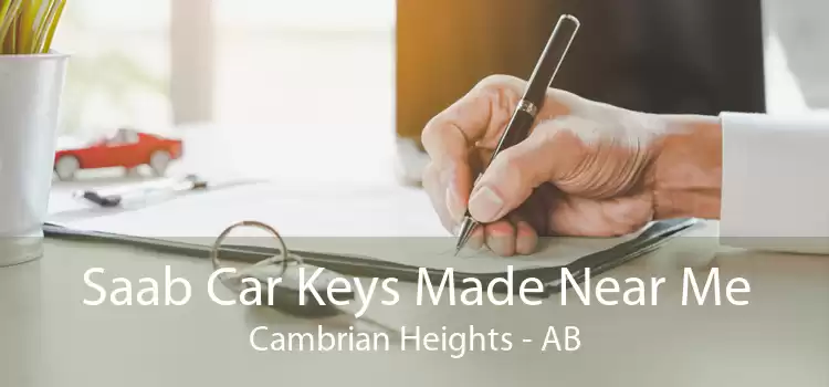Saab Car Keys Made Near Me Cambrian Heights - AB