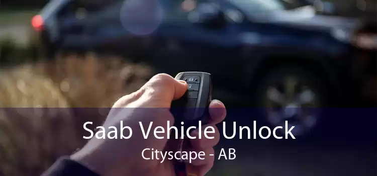 Saab Vehicle Unlock Cityscape - AB