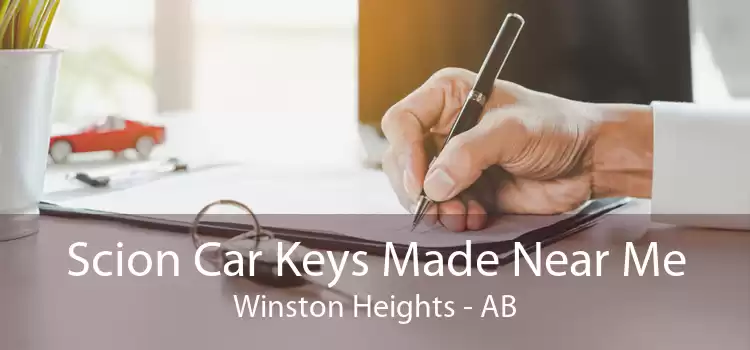 Scion Car Keys Made Near Me Winston Heights - AB