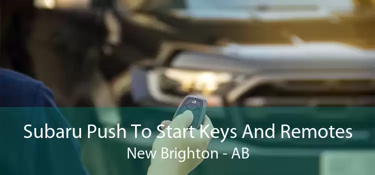 Subaru Push To Start Keys And Remotes New Brighton - AB