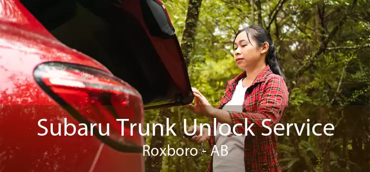 Subaru Trunk Unlock Service Roxboro - AB
