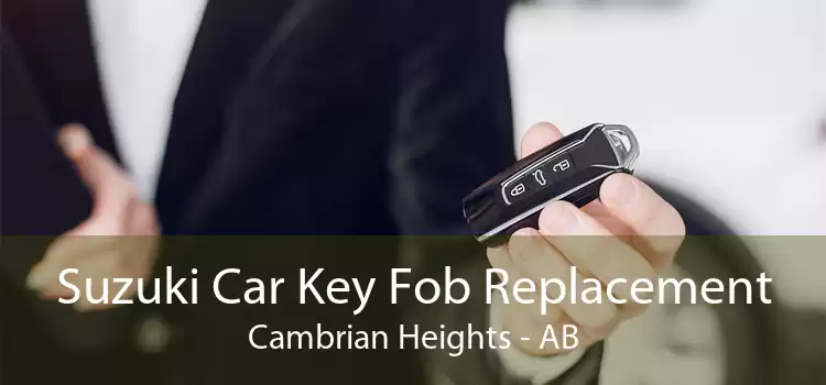 Suzuki Car Key Fob Replacement Cambrian Heights - AB