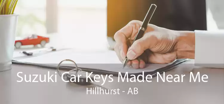 Suzuki Car Keys Made Near Me Hillhurst - AB