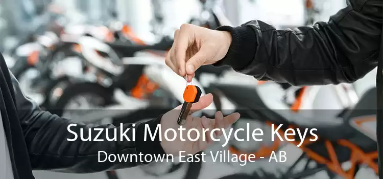 Suzuki Motorcycle Keys Downtown East Village - AB