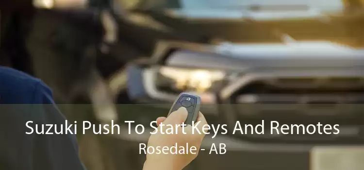 Suzuki Push To Start Keys And Remotes Rosedale - AB