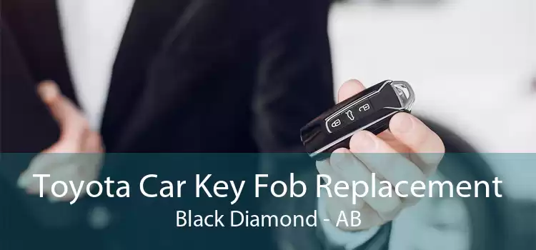 Toyota Car Key Fob Replacement Black Diamond - AB