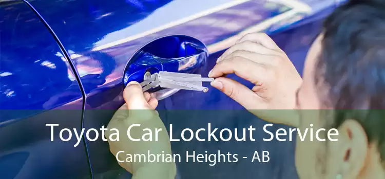 Toyota Car Lockout Service Cambrian Heights - AB