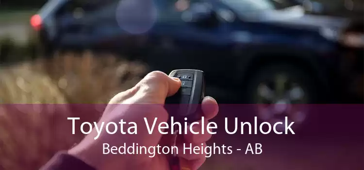 Toyota Vehicle Unlock Beddington Heights - AB