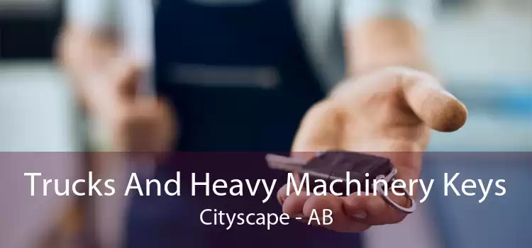 Trucks And Heavy Machinery Keys Cityscape - AB