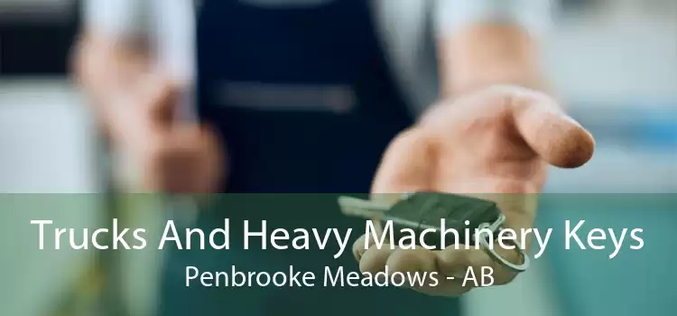 Trucks And Heavy Machinery Keys Penbrooke Meadows - AB