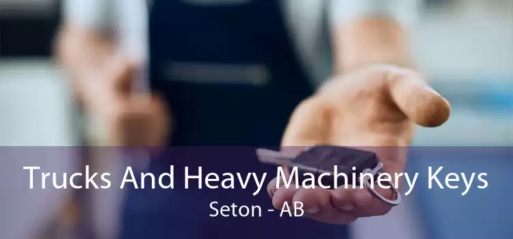 Trucks And Heavy Machinery Keys Seton - AB