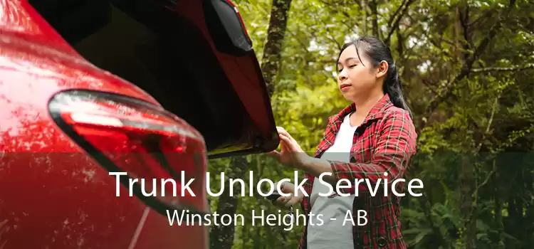 Trunk Unlock Service Winston Heights - AB