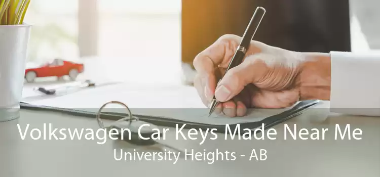 Volkswagen Car Keys Made Near Me University Heights - AB