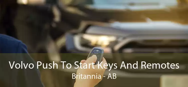 Volvo Push To Start Keys And Remotes Britannia - AB